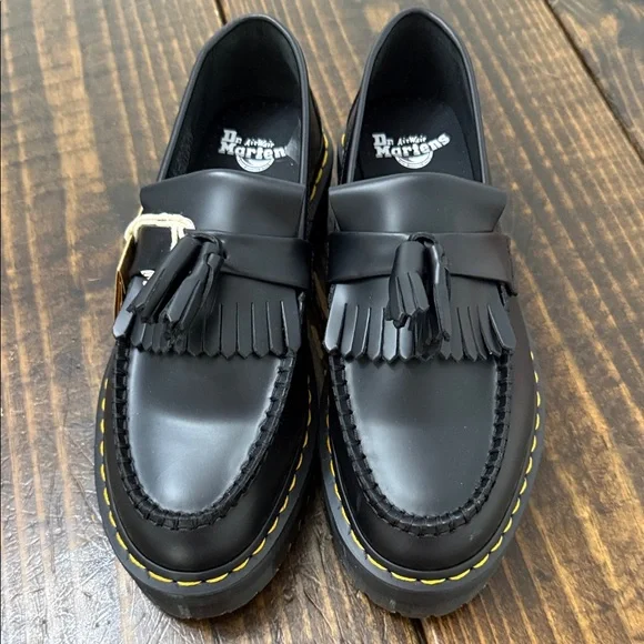 Dr. Martens Black Tassel women’s Dress Shoes - Picture 1 of 5